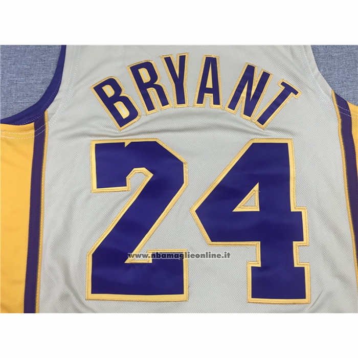 Maglia Los Angeles Lakers Kobe Bryant #24 Hardwood Classics 2008-2009 Bianco